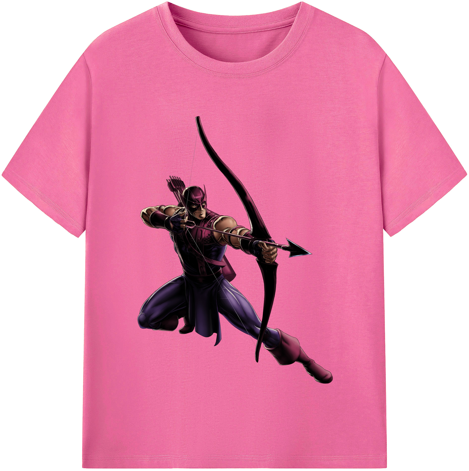 （画像用） アベンジャーズ The Avengers レディースカジュアルプリントTシャツ（綿100％）
